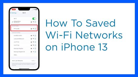 How To Delete Saved Wi Fi Network On IPhone 13 Forget Network IOS 15