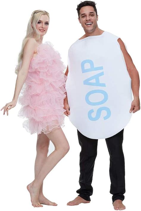 Amazon EraSpooky Couples Soap And Loofah Costume Adult Funny