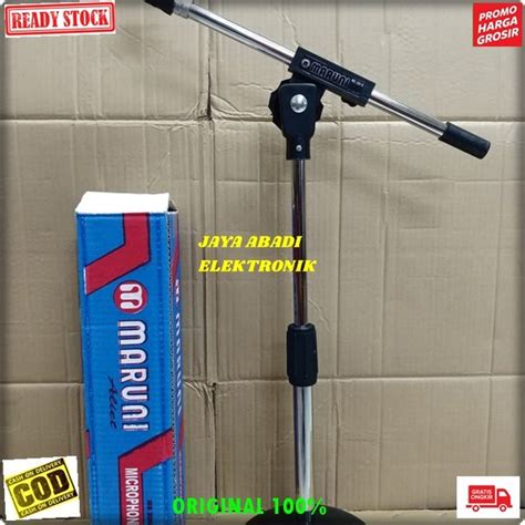 Jual G Stand Mic Besi Cm Kaki Bulat Holder Mik Mikropon Standing