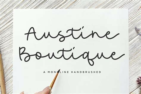 Austine Boutique Script Font Free Design Resources