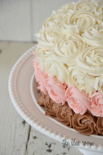 Neapolitan Rose Cake— Iambaker The Idea Room