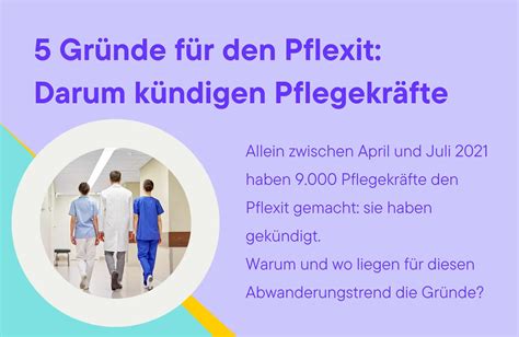 Darum Kündigen Pflegekräfte 5 Gründe Für Den Pflexit