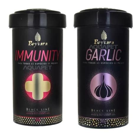 Kit Poytara Black Line Garlic 90g Immunity 90g Poytara MercadoLivre