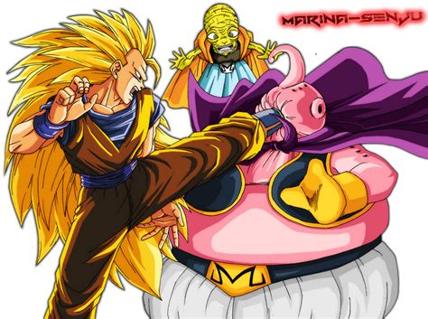 Render Goku vs Majin Buu by marina-senju on DeviantArt