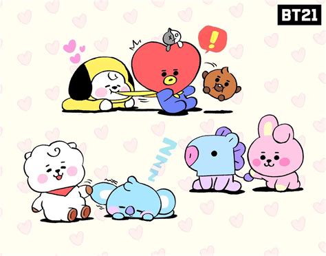 Bt21 On Twitter Bts Fanart Bts Chibi Bts Wallpaper