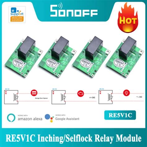 Sonoffre V C Relay Module V Wifi Inching Selflock Diy Smart Switch