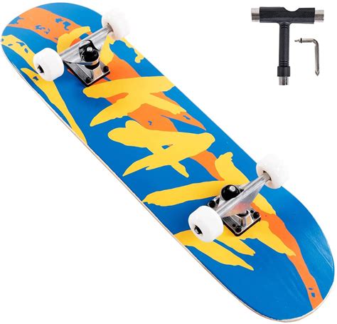 Umineux 31 Inch Standard Full Size Skateboard Pro Complete For