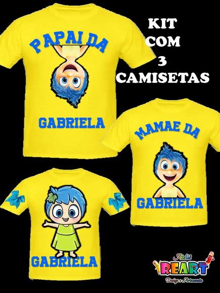 Camiseta Divertidamente Elo7 Produtos Especiais