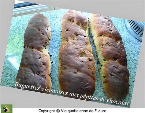 Recette De Baguettes Viennoises Aux P Pites De Chocolat