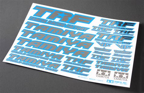 Tamiya 42237 Trf Sticker C Blue Border Mirror Finish