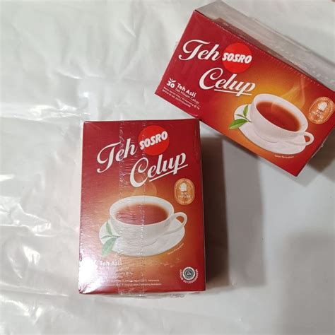 AB 888 Teh Celup Sosro Isi 30 Kantong Teh Hitam Celup Teh Asli