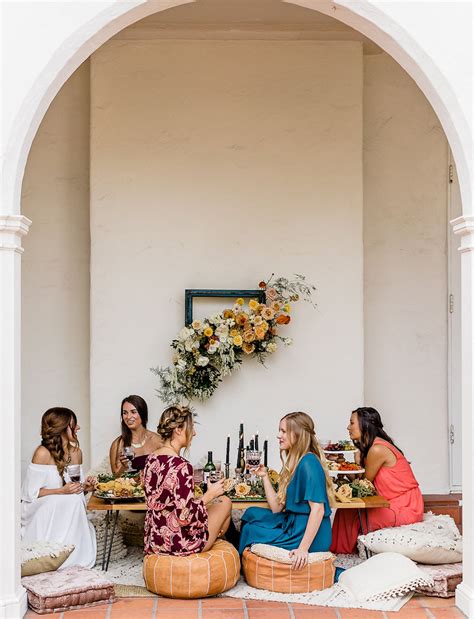 Intimate Boho Bridal Shower Inspiration for the Laid Back Gal | Green