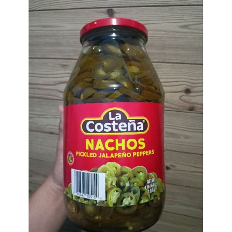 La Costeña Nachos Pickled Jalapeño Peppers 1 8kg Shopee Philippines