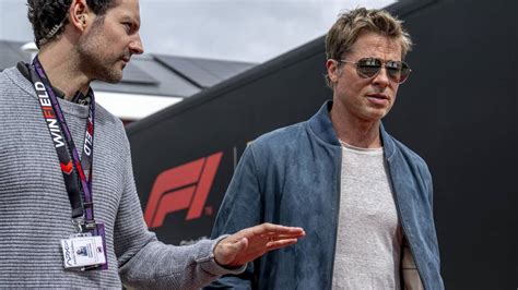 Brad Pitt Dreht Formel 1 Film In Silverstone SN At