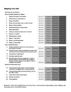 Worksheet 4th Step Fear Inventory Examples