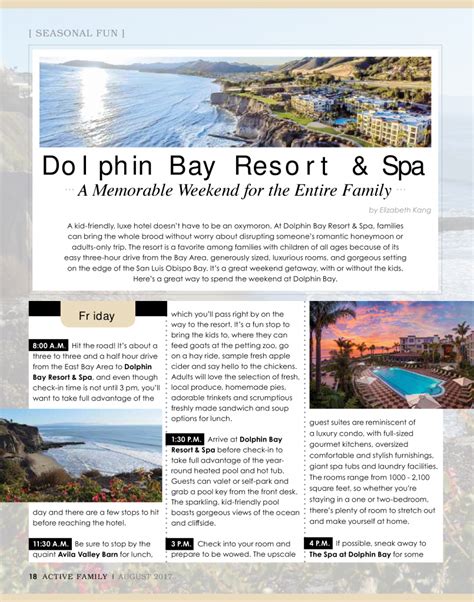 Dolphin Bay Resort & Spa - Active Family Magazine