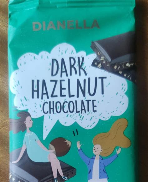 Шоколад черный без сахара Dark Hazelnut Chocolate Dianella ...