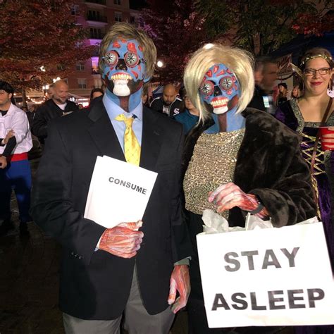 Easy They Live Movie Aliens Couple Costume