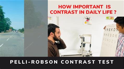 Pelli Robson Contrast Sensitivity Test II Functional Vision Test YouTube