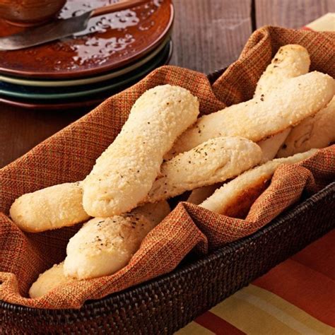 Tender Garlic Cheese Breadsticks Recipe Taste Of Home