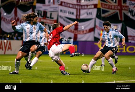 england argentina michael owen goal  res stock photography  images