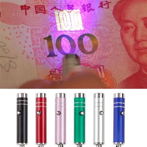 Mini Uv Ultra Violet Led Flashlight Blacklight Light Inspection