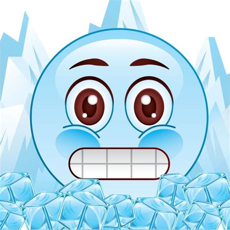 Icy Cold Funny Emoji Funny Emoji Faces Funny Emoticons