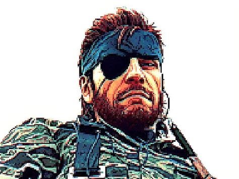 Naked Snake Metal Gear Solid Pixelart