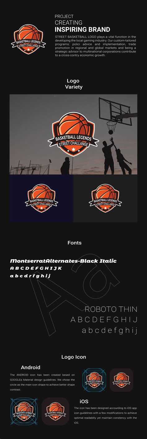 Basketball Logo Template #155944 - TemplateMonster