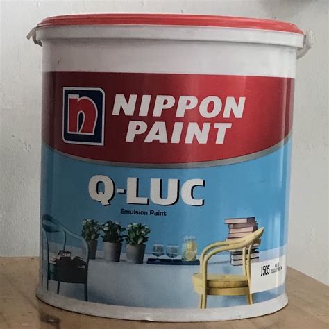 Jual Cat Tembok Nippon Paint Qluc Putih 4 5 Kg Shopee Indonesia