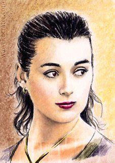 Cote De Pablo Mini Portrait By Whu Wei On DeviantART Portrait