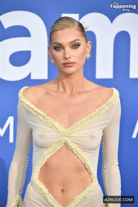 Elsa Hosk Flaunts Her Sexy Tits At Amfar Cannes Gala Aznude