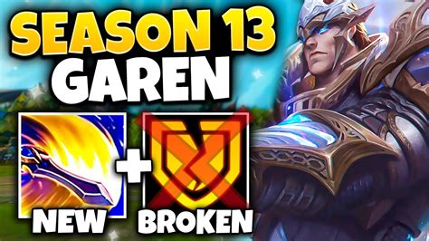 I Created The Best Garen Build In Season V Tank Shredder Youtube