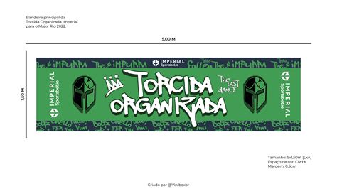 Bandeira Torcida Esl Major Rio On Behance