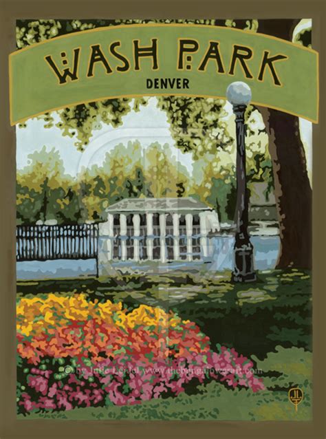 Wash Park Art Canvas