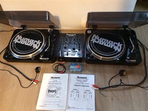 Pair NUMARK TT-100 turntables with DM1002MX mixer and STANTON cartridges | in Dulwich, London ...