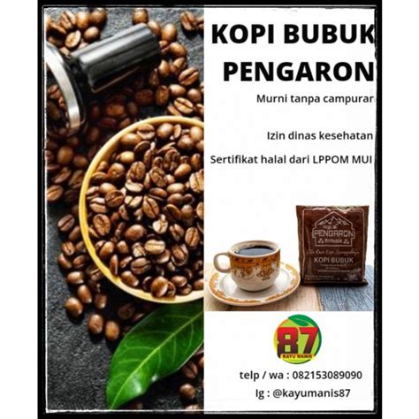 Jual Kopi Bubuk Robusta 100 Gram Oleh Oleh Khas Kalimantan Selatan