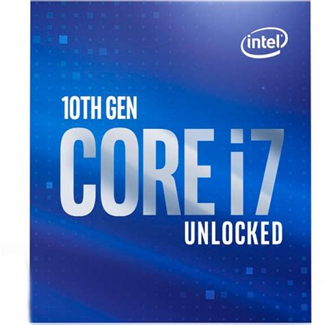 Processador Intel Core i7 10700K 3 80GHz 4 70GHz Turbo 10ª Geração