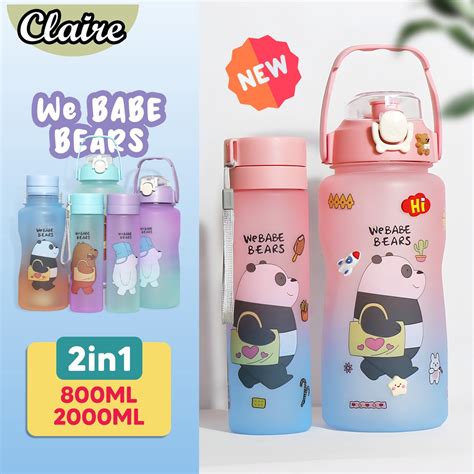 Jual Botol We Babe Bears In Botol Minum Karakter Kapasitas