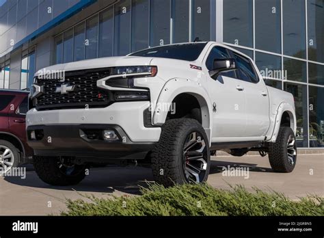 Indianapolis Circa Julio 2022 Chevrolet Silverado Black Widow