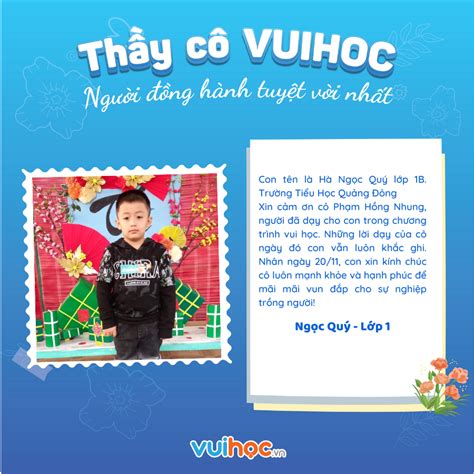 Event 20 11 Top 10 bài dự thi đặc sắc nhất Thầy cô VUIHOC Người