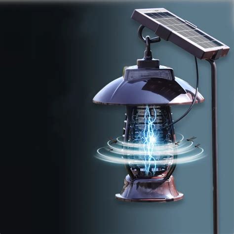 New solar insect killer lamp mosquito killer fly outdoor electronic mosquito repellent mosquito ...