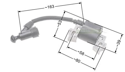 Zündspule für CMI MH41 Motorhacke Fuxtec FX AF1139 FX AF140