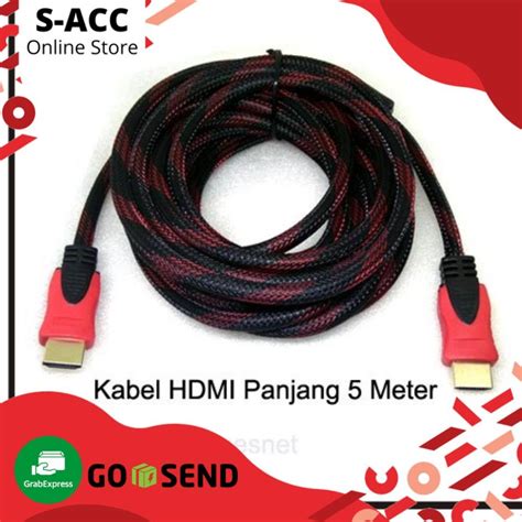 Jual Kabel Hdmi Panjang 5 Meter Jaring Shopee Indonesia