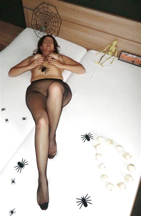 My Halloween Outfit Fishnet Pantyhose Tits Porn Pictures XXX Photos Sex Images