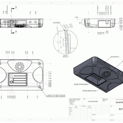 Technical Drawing - Product Design Brisbane - Design Filter