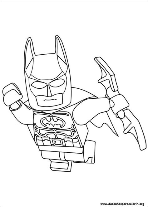 Desenho Para Imprimir Batman Em Lego Livro De Colorir P Ginas