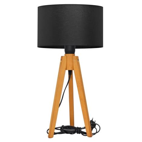 Lampe De Table Alba Xe W V Noir Ch Ne Lumimania