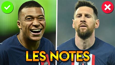 Le Bilan Je Note Les Joueurs Du Psg Sur La Saison Messi