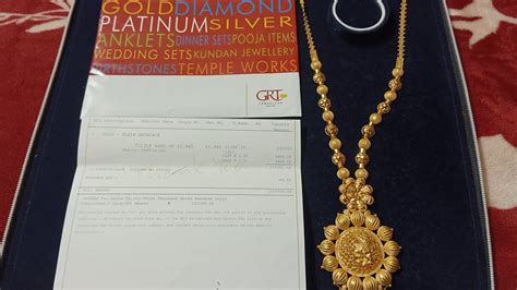 GRT GOLD HARAM WITH ORIGINAL BILL Grtgold Grtnecklace Grtharam